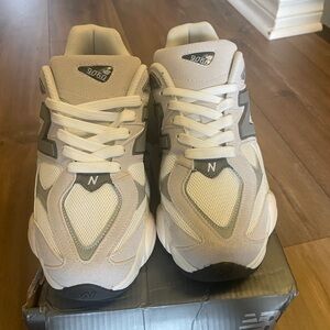 New Balance 9060 Sneakers in Beige and Light Gray
